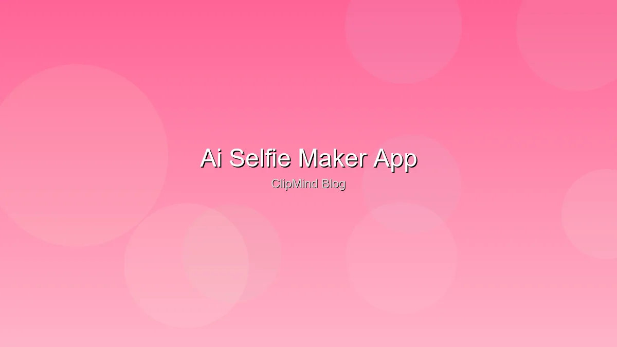 AI selfie maker transforming a casual photo into a professional portrait